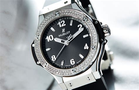 hublot big bang carbon diamond bezel on wrist|Hublot big bang watch.